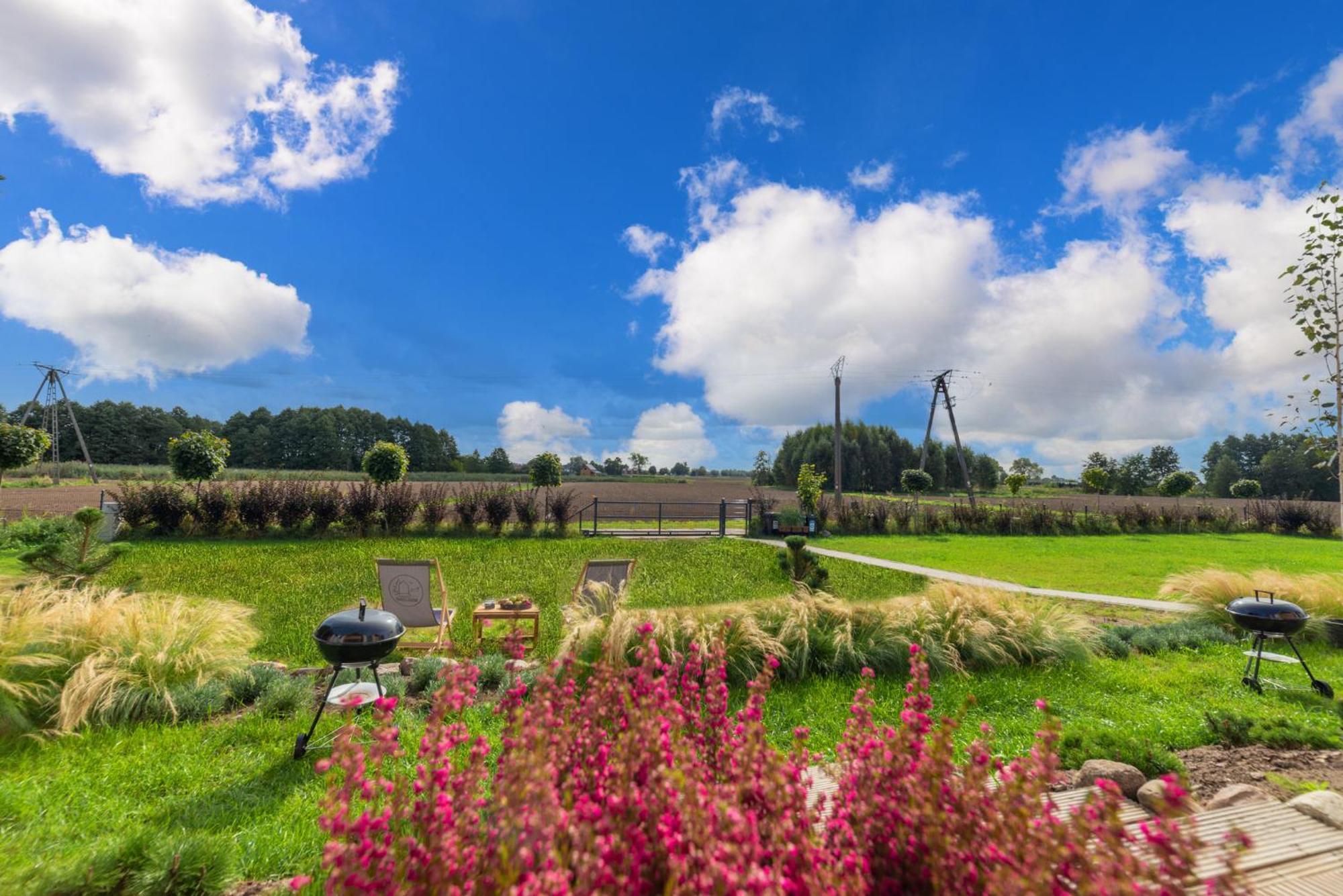 Mierzejogrod - Caloroczne Domy Z Kominkami Kąty Rybackie Esterno foto